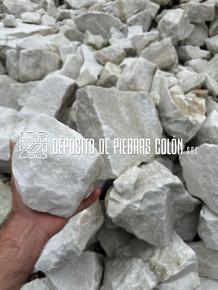 Decorativas y paisajismo Mármol Blanco en Bruto